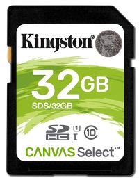 Scheda di memoria SD Kingston 32 Gb