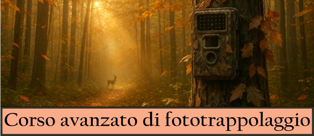 Corso avanzato di fototrappolaggio