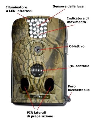 come è fatta e come funziona una fototrappola