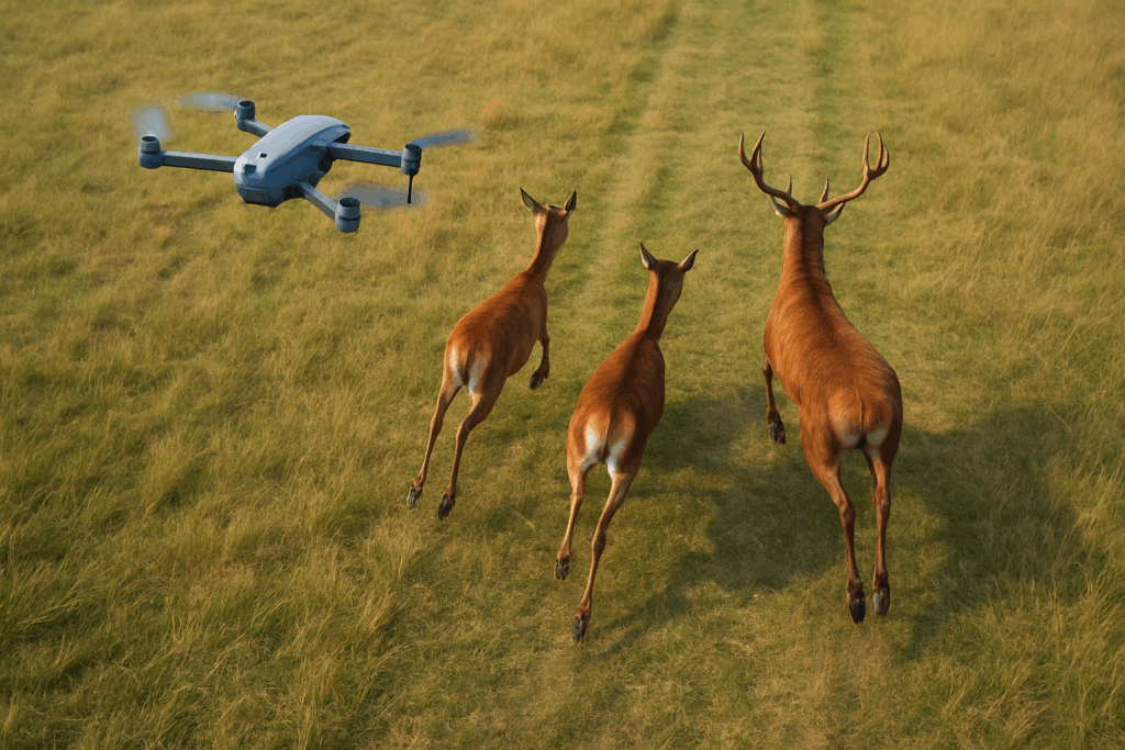 Drone disturbo fauna