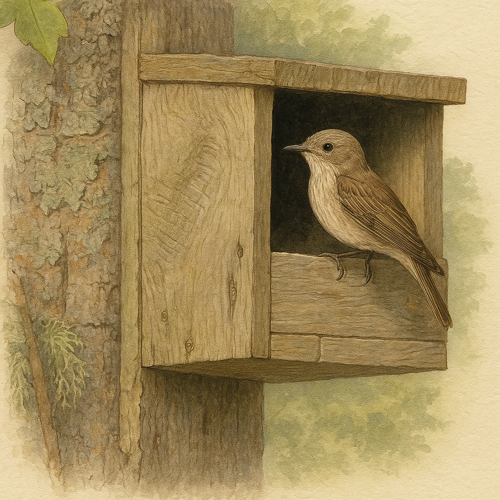 pigliamosche nido artificiale birdgarden